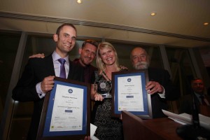 Runner-up Stephen Morrison with Janine Swales